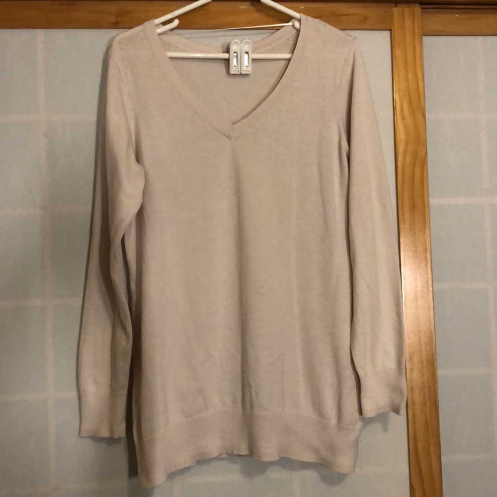 Cream sweater